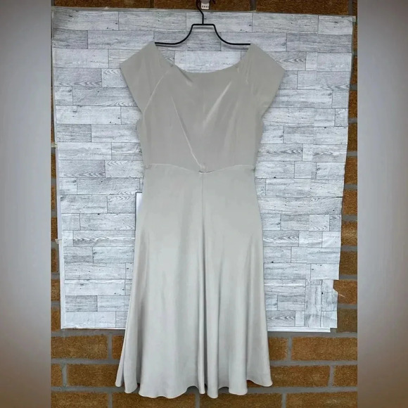 J.Crew Wedding Collection Champagne-Colored Dress Sz  8 - Picture 9 of 13